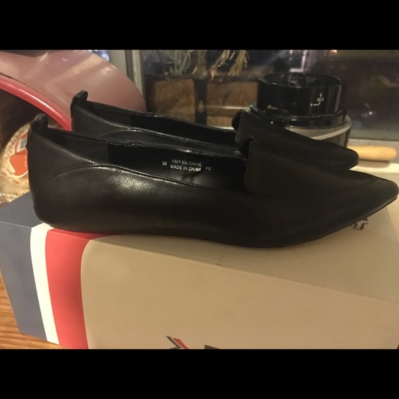 Unworn Matt & Nat Vegan Black Shanti Flats W 7/38 - Picture 5 of 8